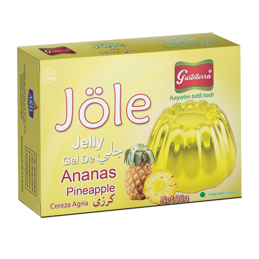 Ananas Aromalı Bitkisel Jöle