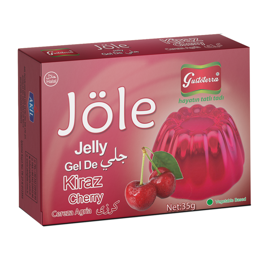 Kiraz Aromalı Bitkisel Jöle
