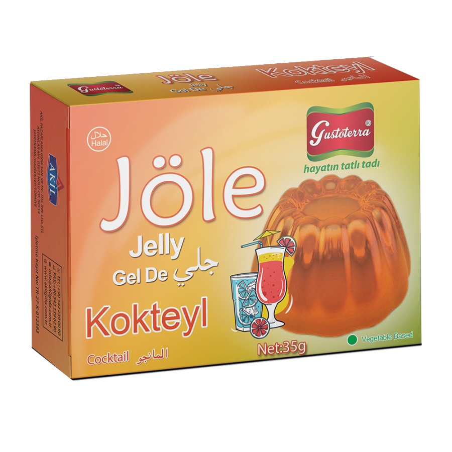 Kokteyl Aromalı Bitkisel Jöle