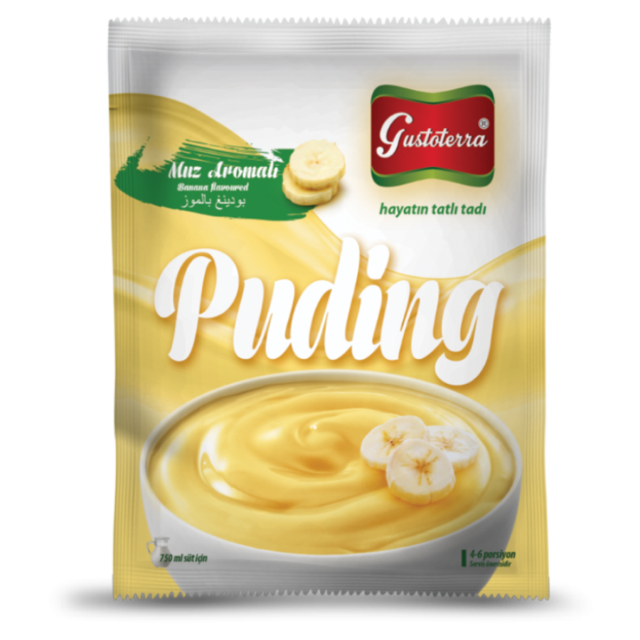 Muz Aromalı Puding