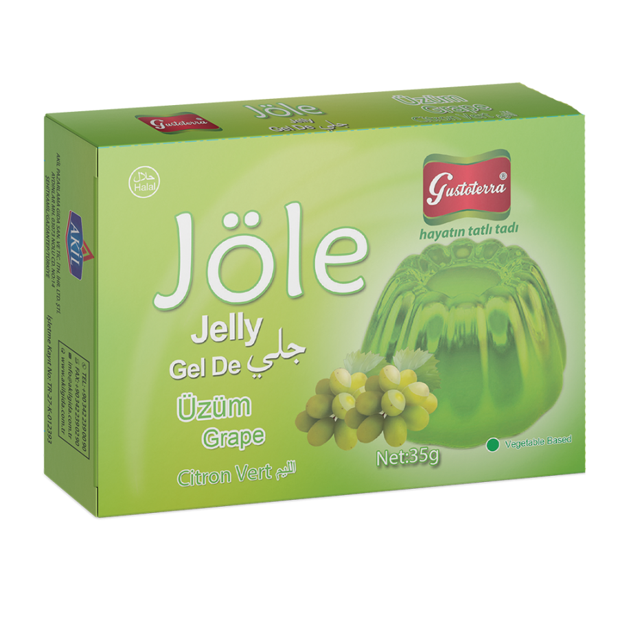 Üzüm Aromalı Bitkisel Jöle