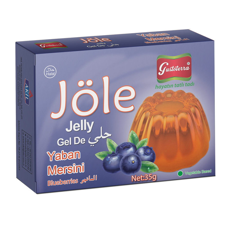 Yaban Mersini Aromalı Bitkisel Jöle